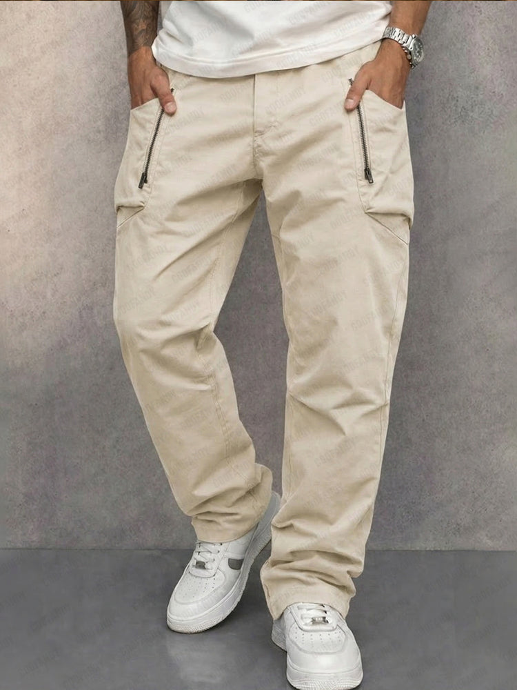 Asher | Zip-Pocket Cargo Pants
