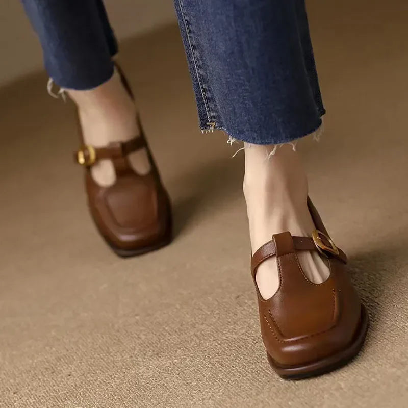 Ysolenne | T-Strap Shoes