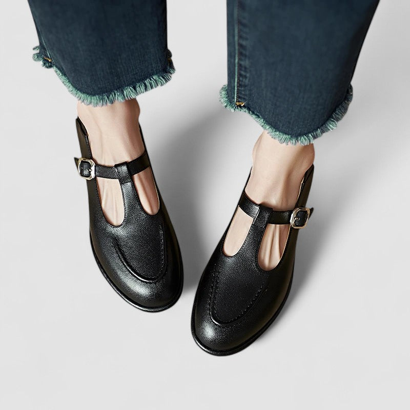 Camila | Mary Jane Shoes With Low Heel