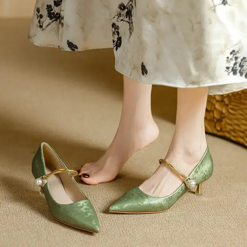 Cherie | Elegant Kitten Heels