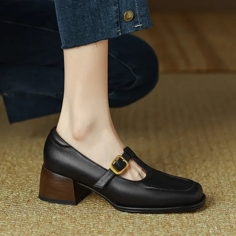 Ysolenne | T-Strap Shoes