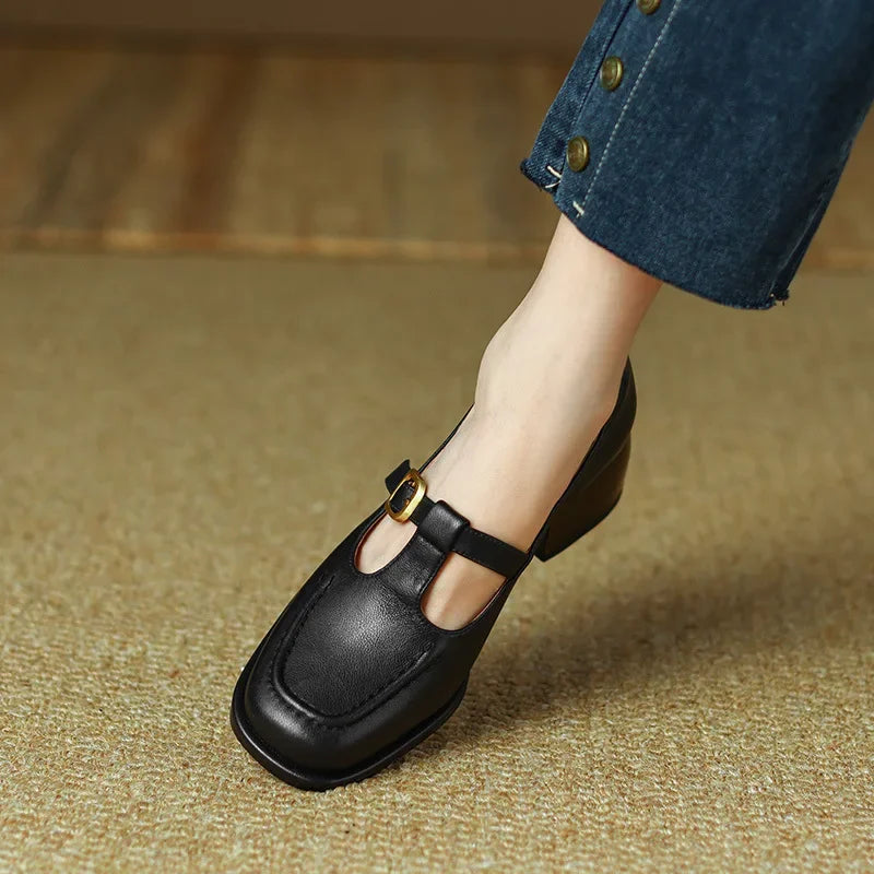 Ysolenne | T-Strap Shoes