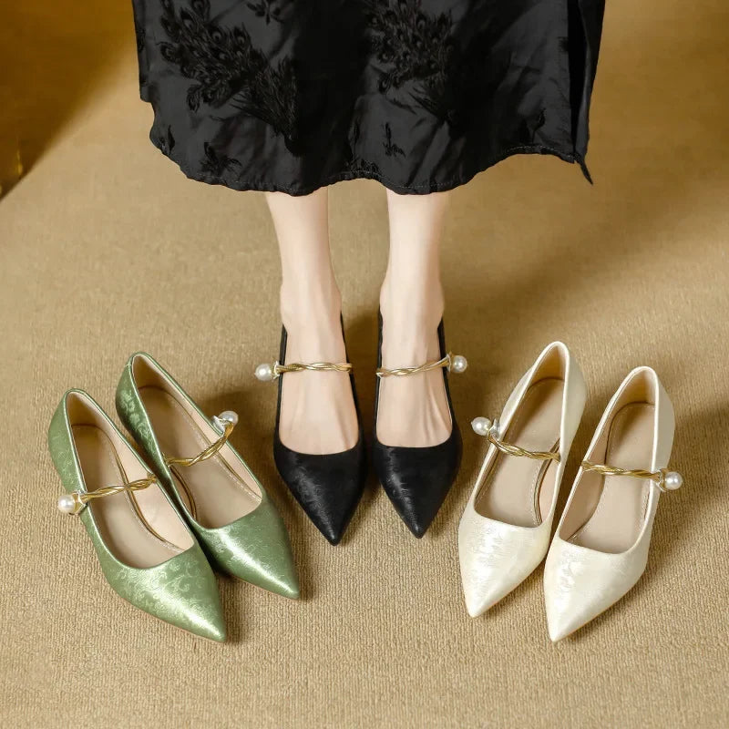Cherie | Elegant Kitten Heels