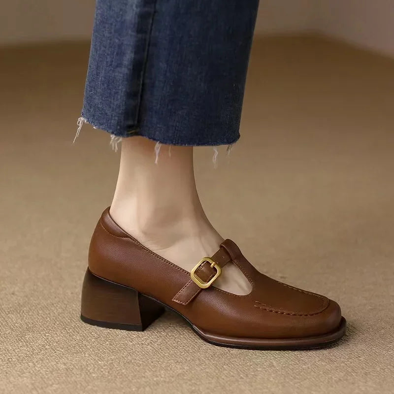 Ysolenne | T-Strap Shoes