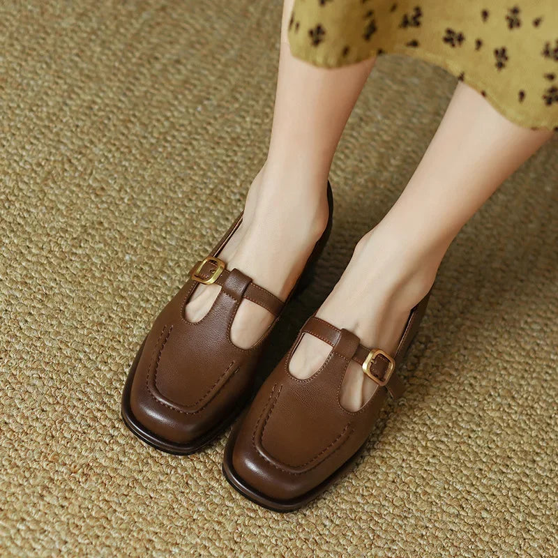 Ysolenne | T-Strap Shoes