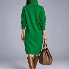 Odilia | Button-Collar Relaxed Midi Dress
