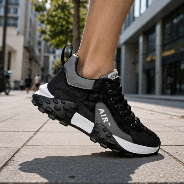 Tarek | Wide-Toe Lace-Up Walking Shoes