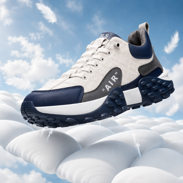 Tarek | Wide-Toe Lace-Up Walking Shoes