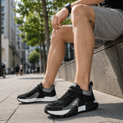 Tarek | Wide-Toe Lace-Up Walking Shoes