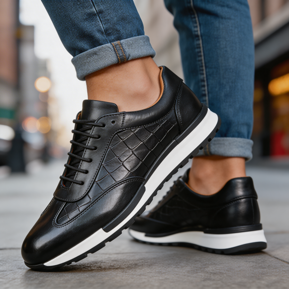 Lucian | Textured Everyday Sneakers