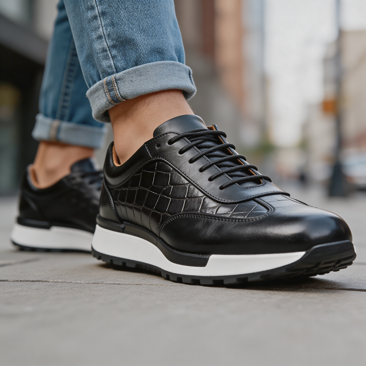 Lucian | Textured Everyday Sneakers
