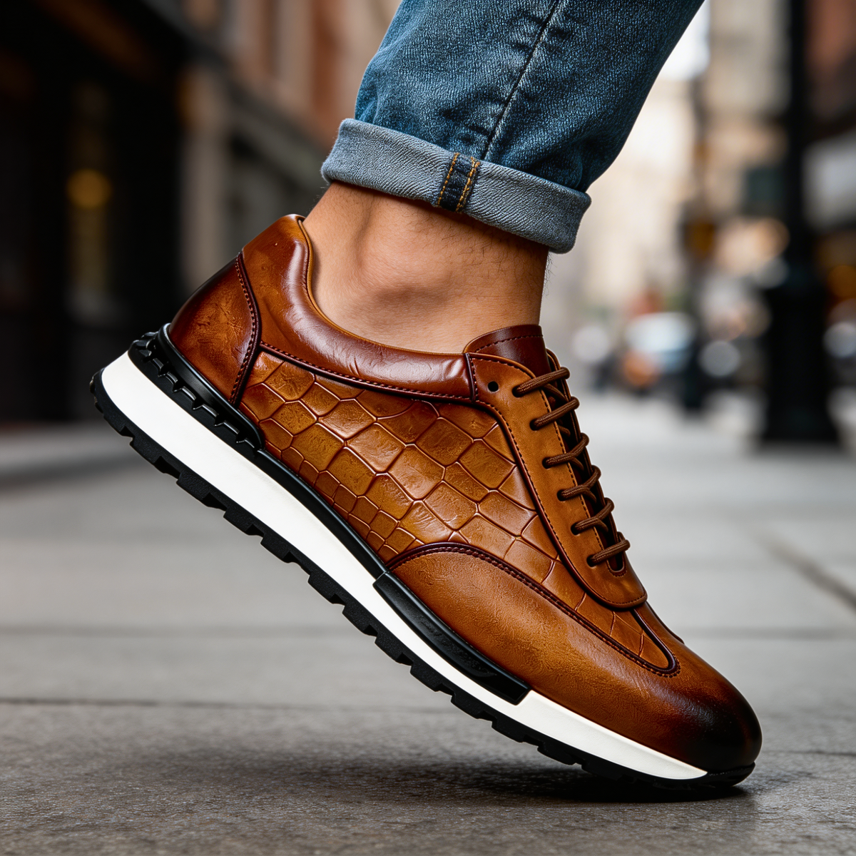 Lucian | Textured Everyday Sneakers