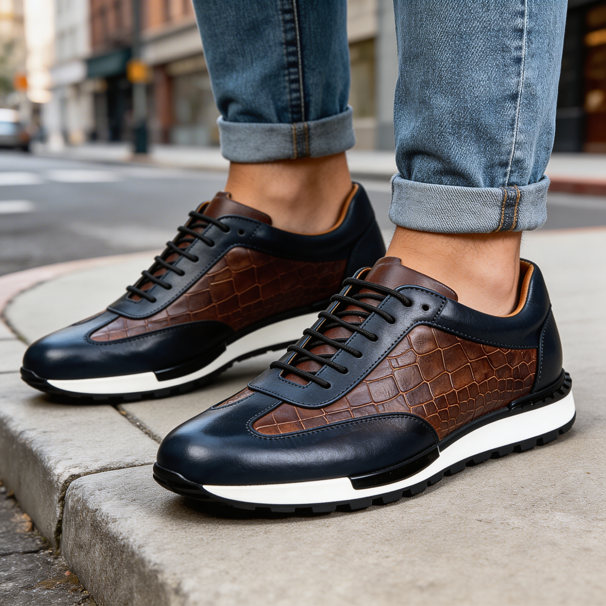 Lucian | Textured Everyday Sneakers
