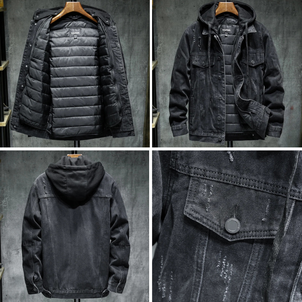 Declan | Removable-Hood Utility Jacket