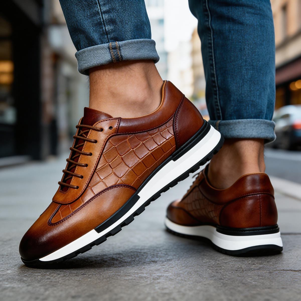 Lucian | Textured Everyday Sneakers