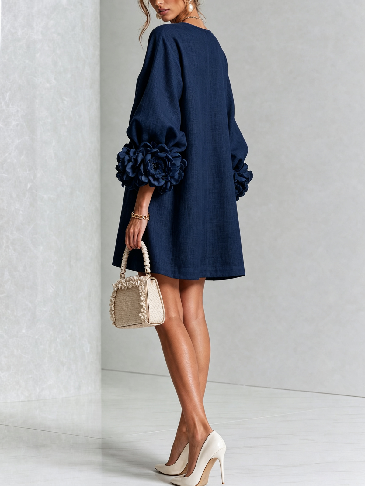 Florence | Floral Button Down Mini Dress