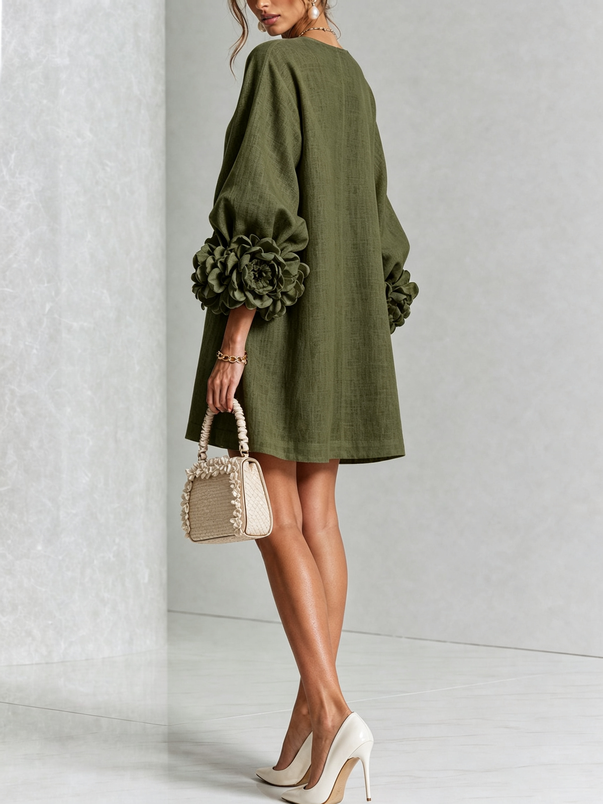 Florence | Floral Button Down Mini Dress