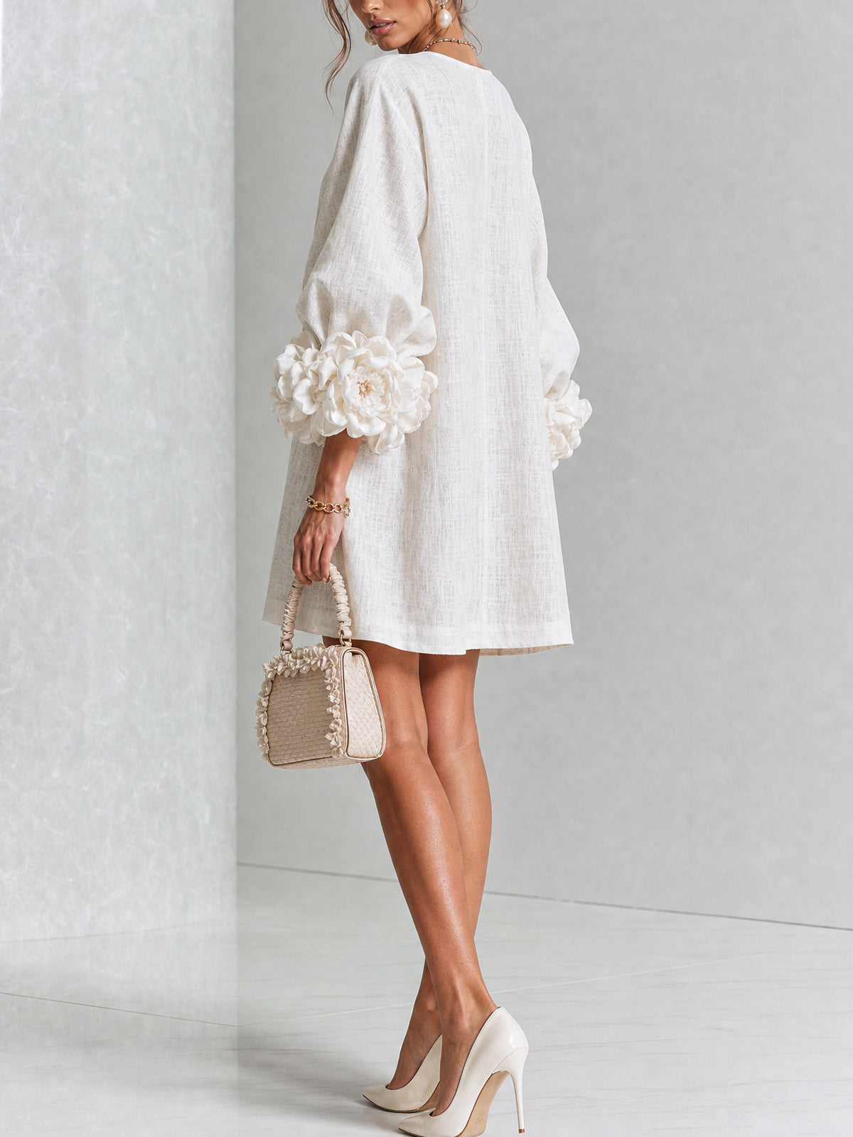 Florence | Floral Button Down Mini Dress