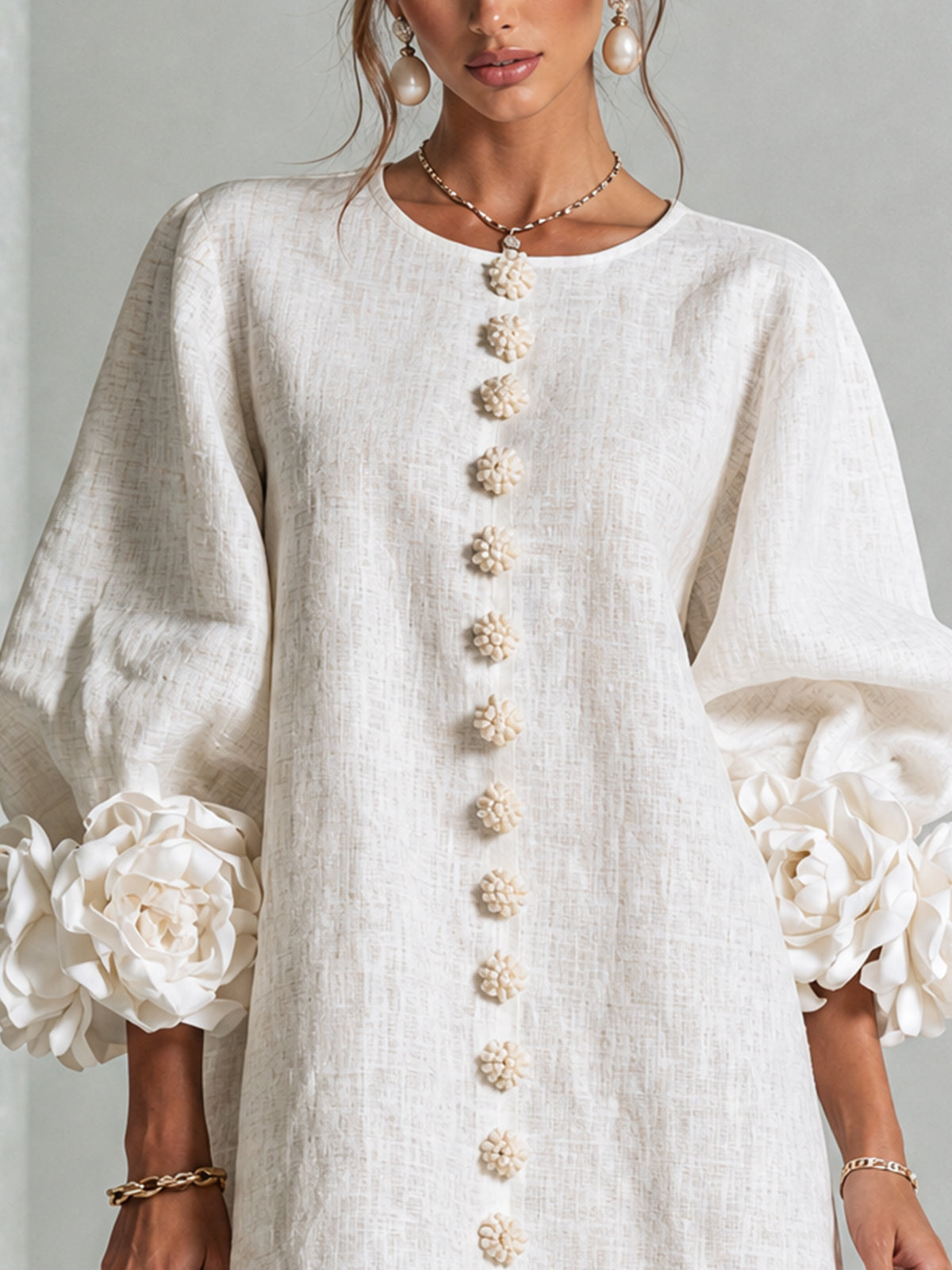 Florence | Floral Button Down Mini Dress