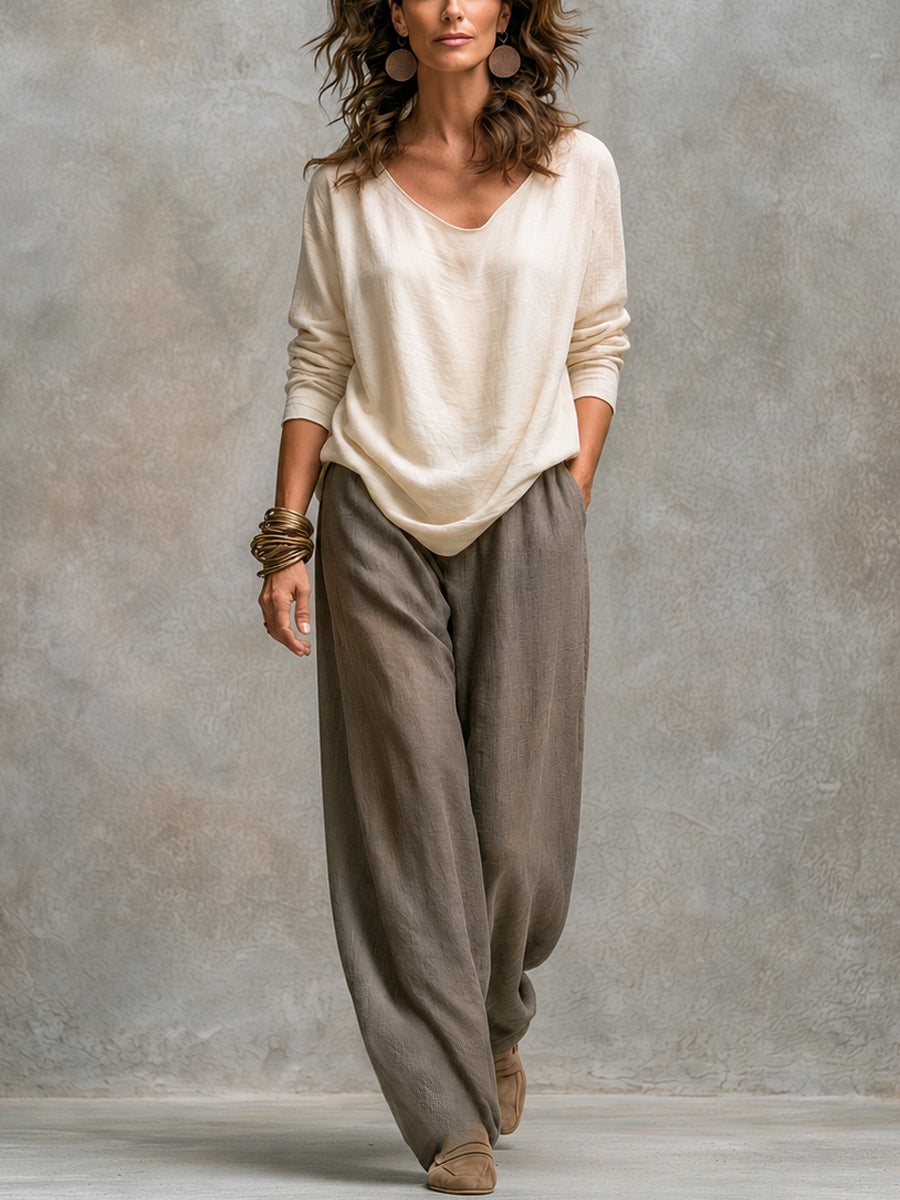 Elowen | Layered Wide-Leg Three-Piece Set