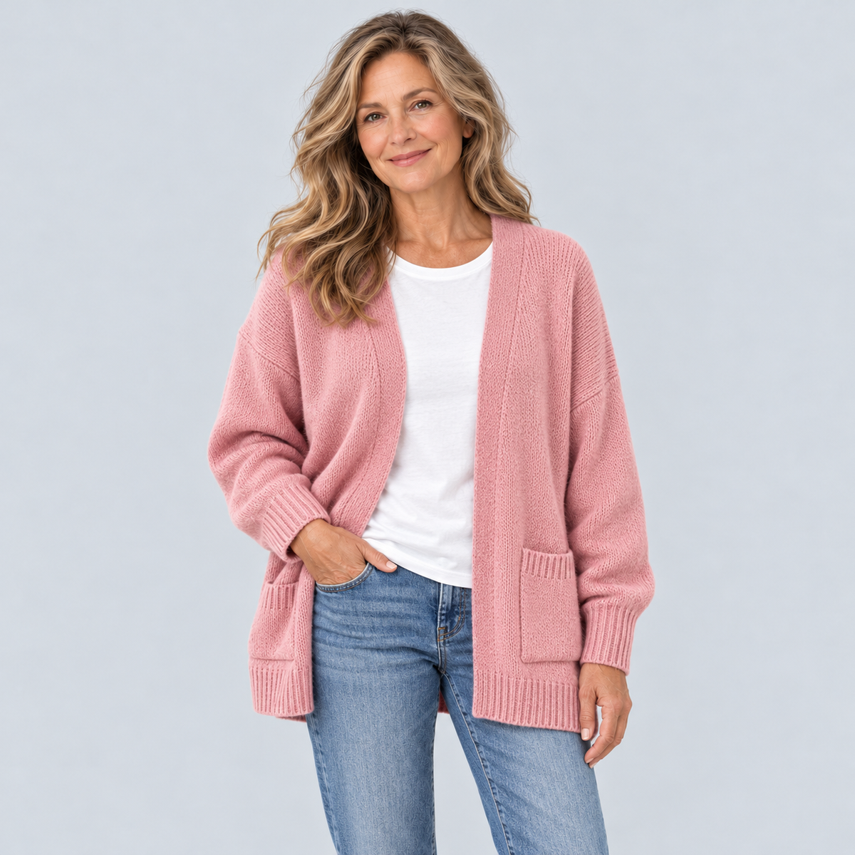 Annelise | Relaxed Open-Front Cardigan