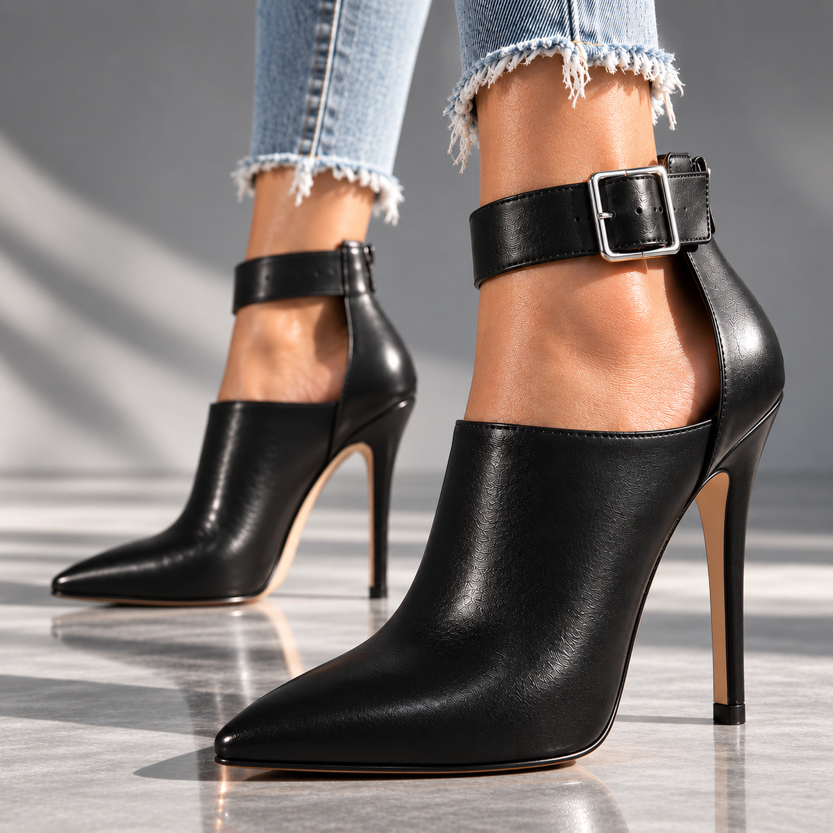 Maureen | Ankle Strap Heels