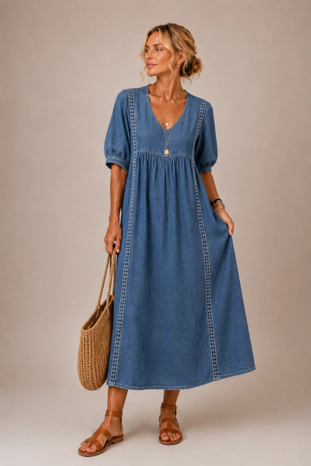 Brooklyn | Tummy-Flattering Midi Dress