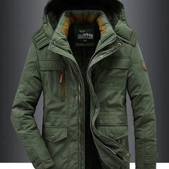 Leander | Hooded Multi-Pocket Winter Jacket