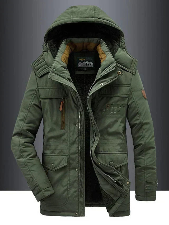 Leander | Hooded Multi-Pocket Winter Jacket
