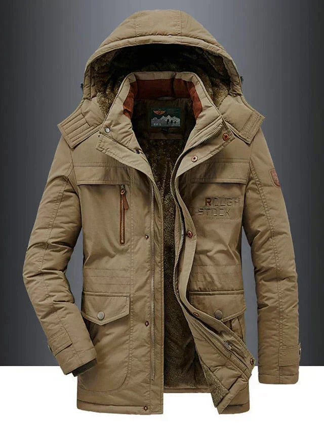 Leander | Hooded Multi-Pocket Winter Jacket