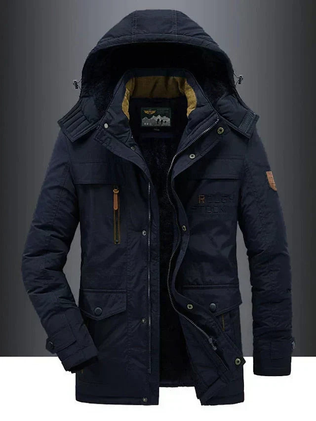 Leander | Hooded Multi-Pocket Winter Jacket