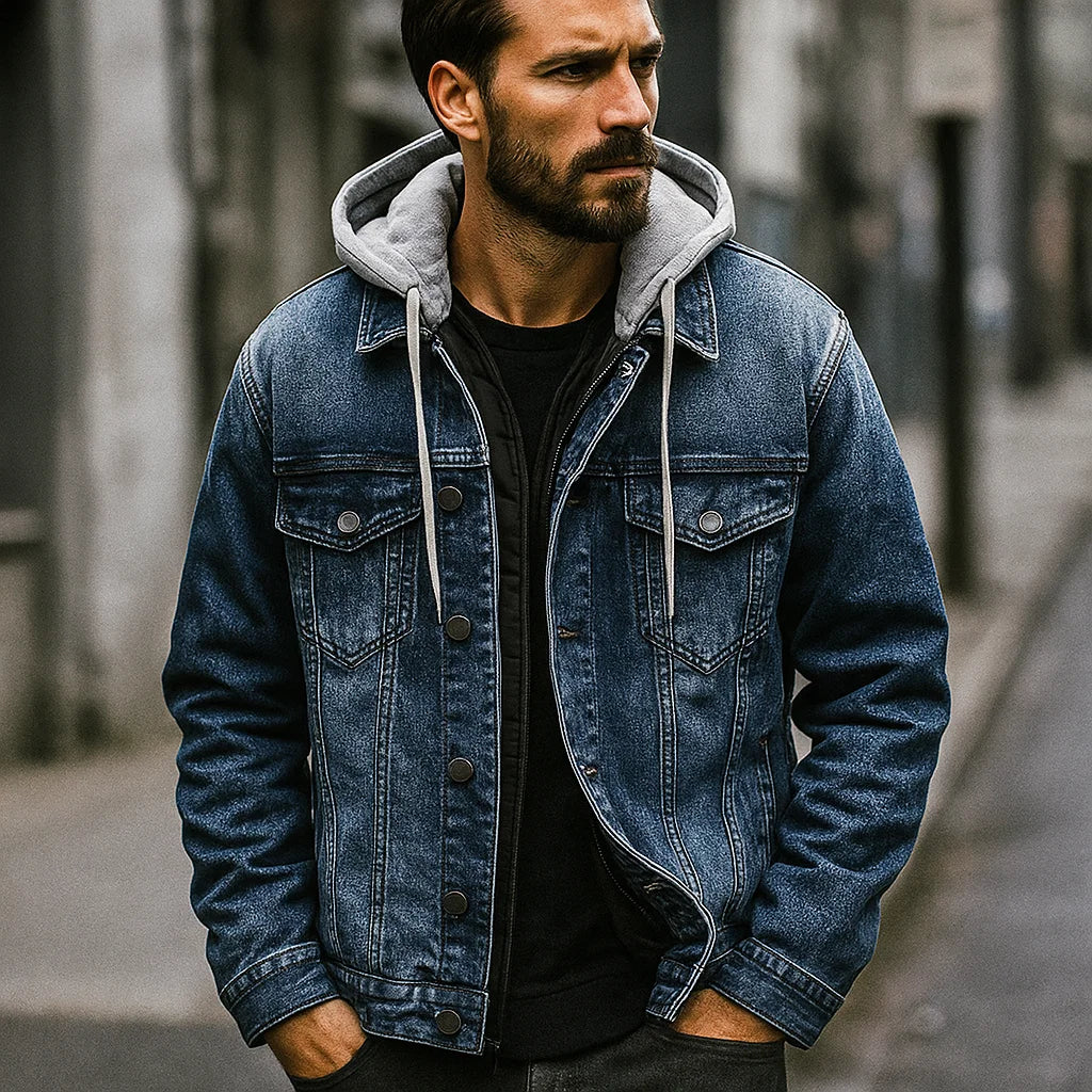Declan | Removable-Hood Utility Jacket