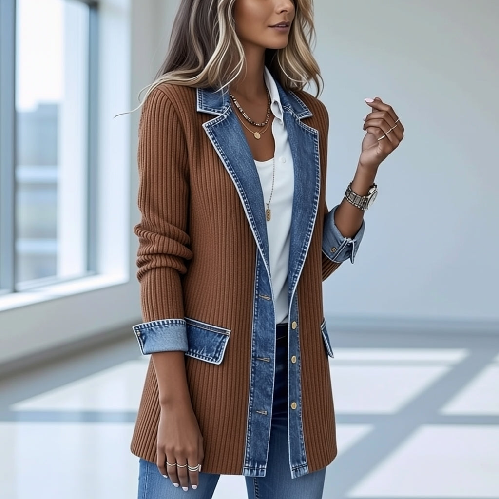 Liora | Knitted Shirt Jacket