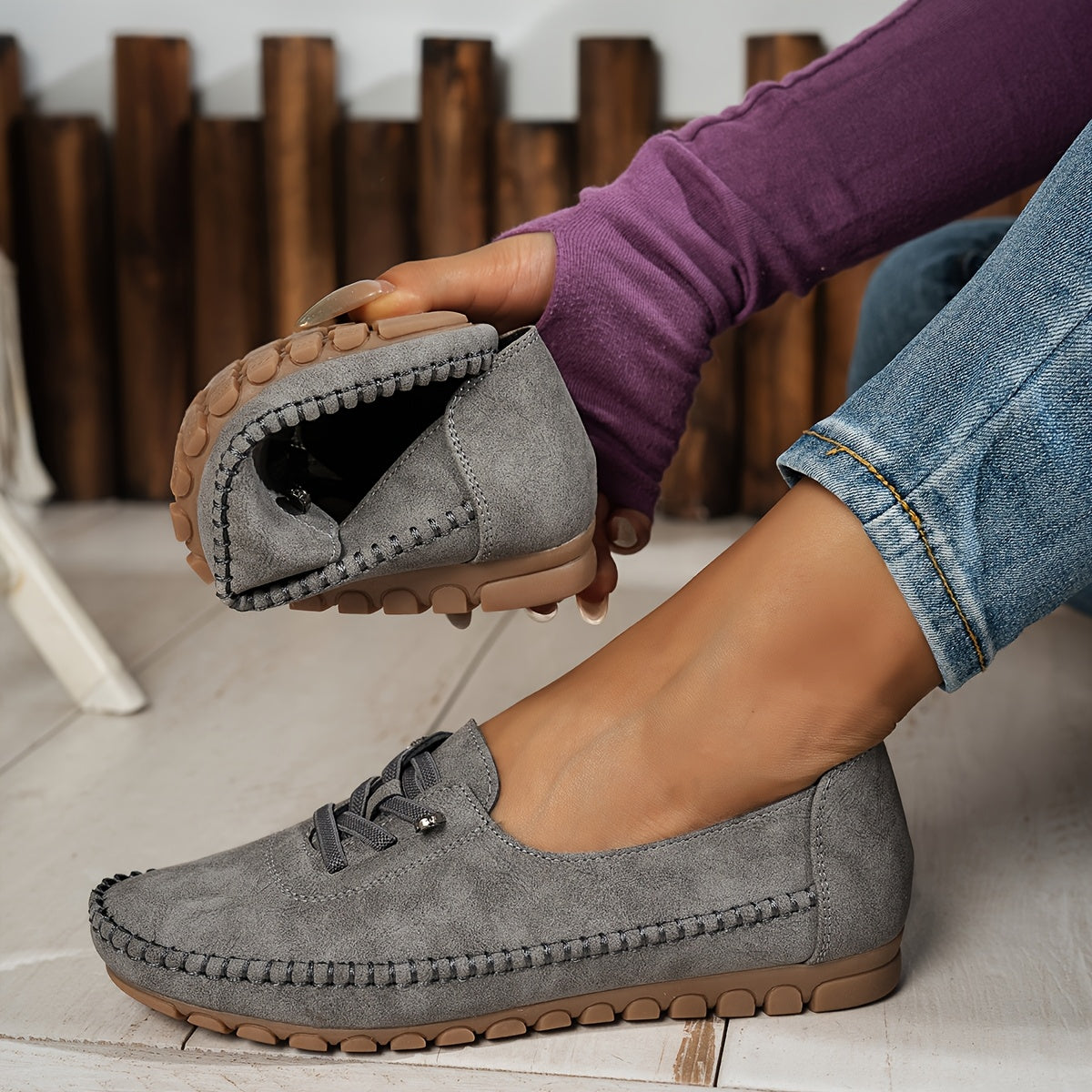 Amelie | Classic Slip-On Moccasins