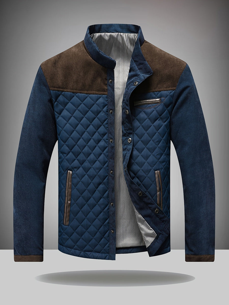 James | Quilted Stand Collar Jacket