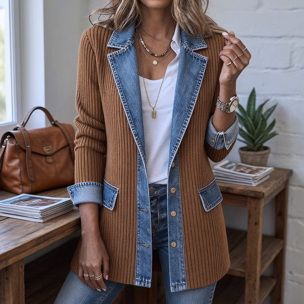 Liora | Knitted Shirt Jacket