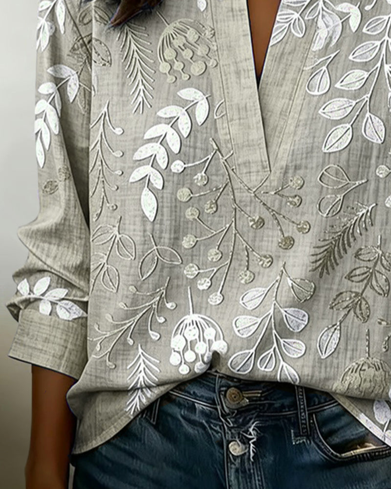 Aurelia | Soft-Touch Floral Blouse
