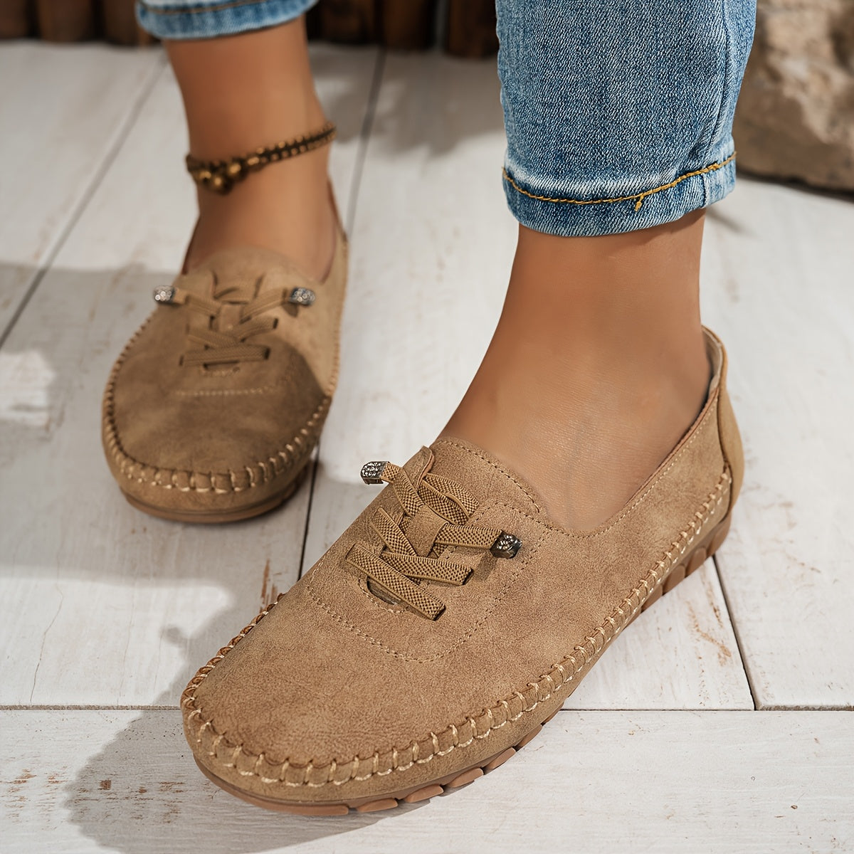 Amelie | Classic Slip-On Moccasins