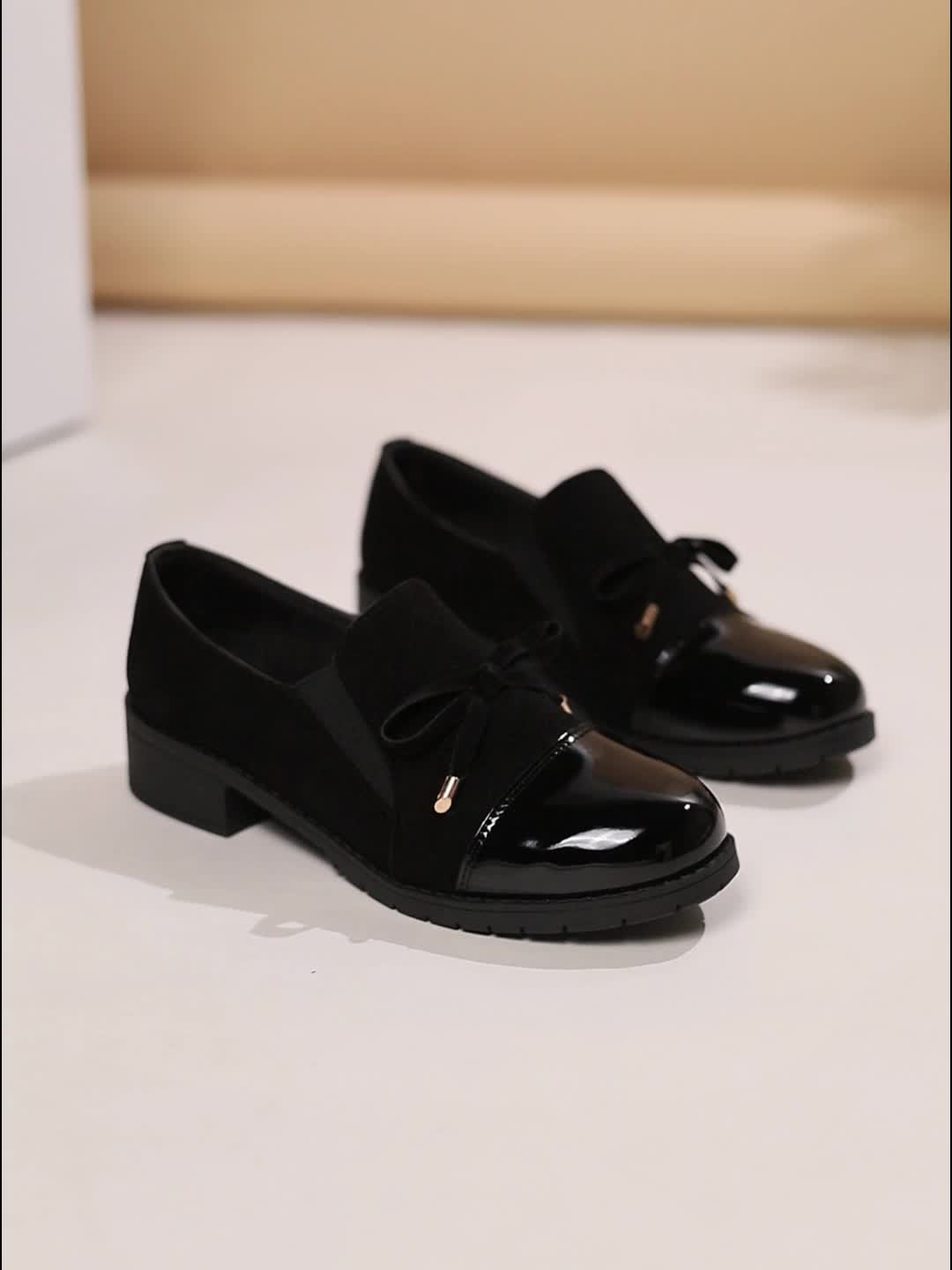 Grace | Patent Cap Toe Comfort Loafers