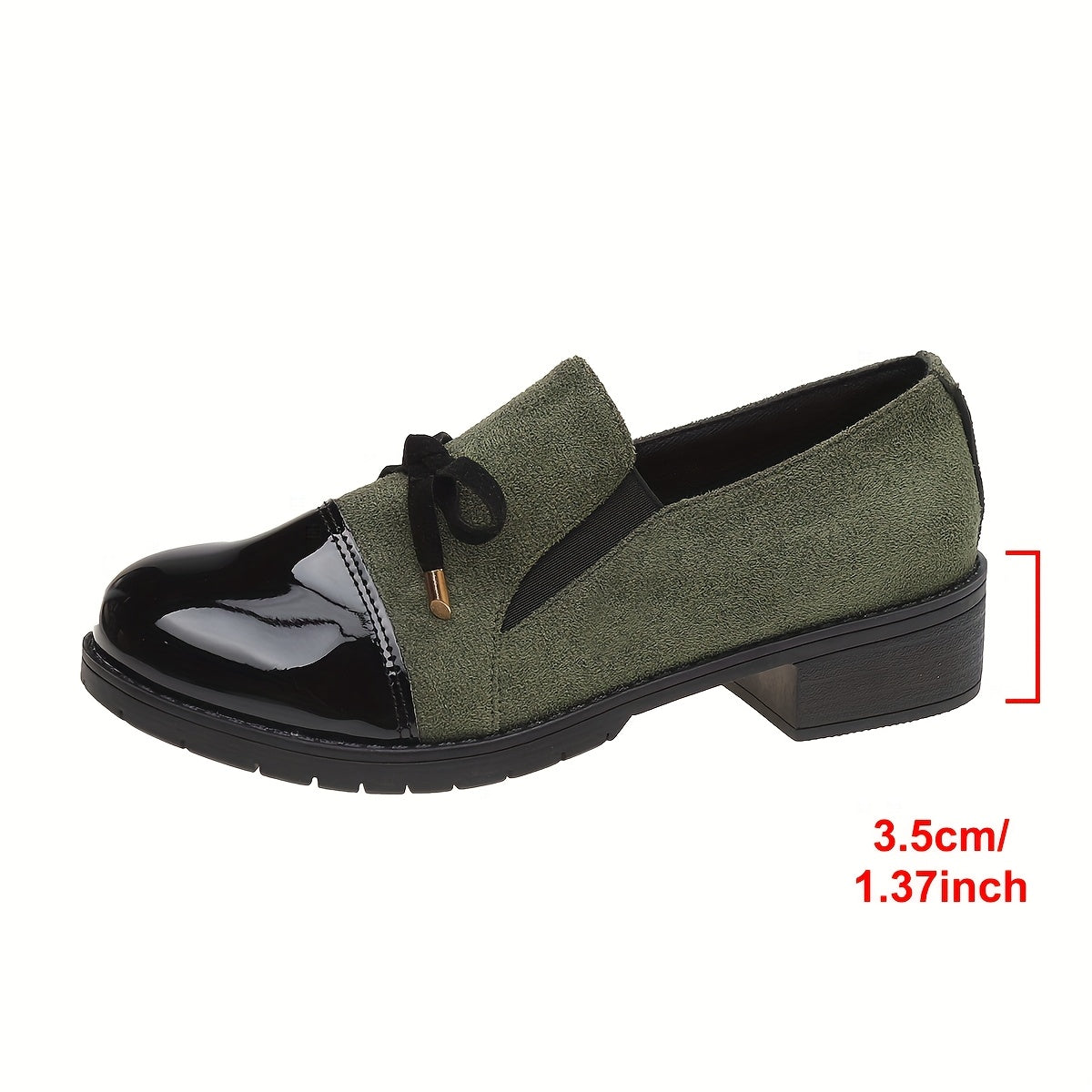 Grace | Patent Cap Toe Comfort Loafers