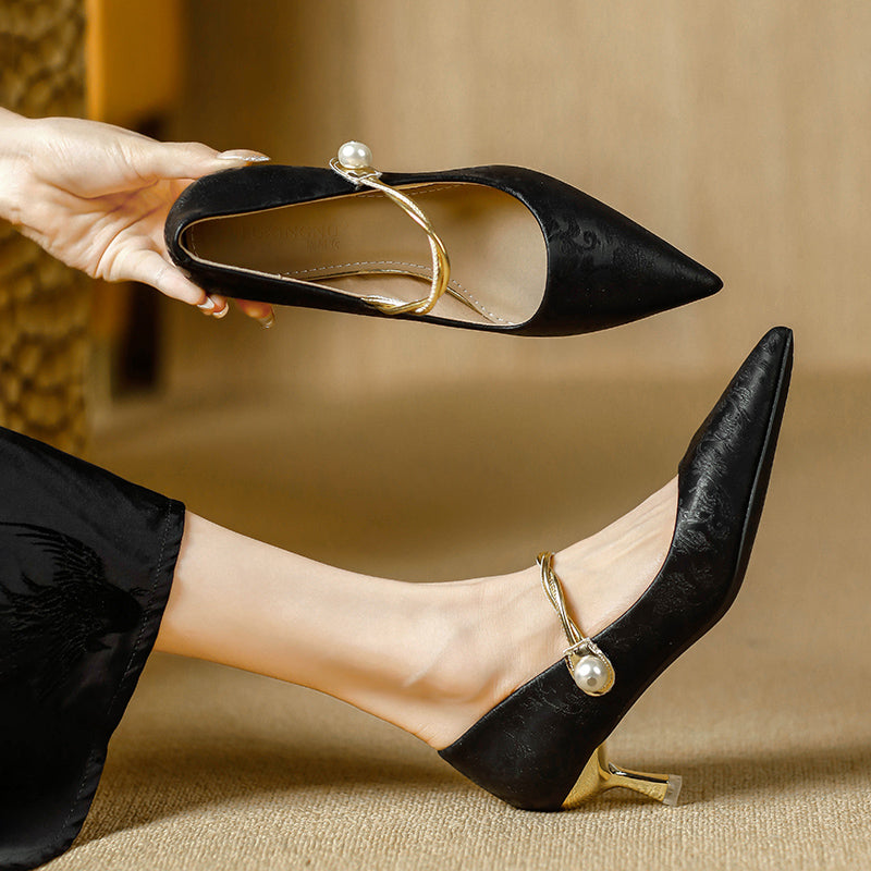 Cherie | Elegant Kitten Heels