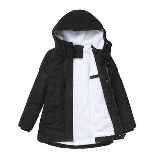 Elowyn | Hooded Zip-Front Parka Coat