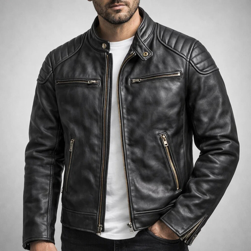 Bennett | Paneled Moto Jacket