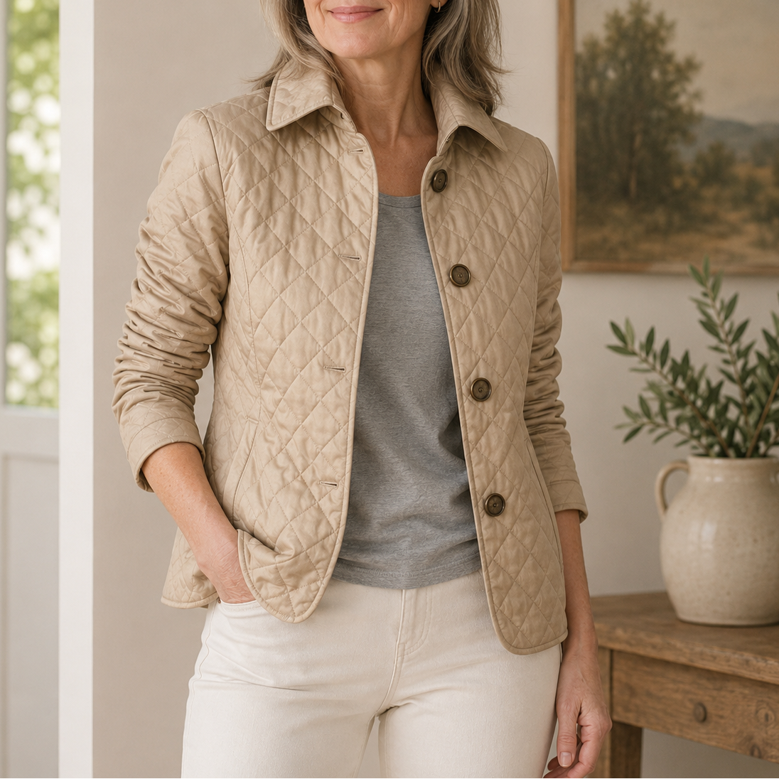 Freya | Quilted Mid-Season Jacket