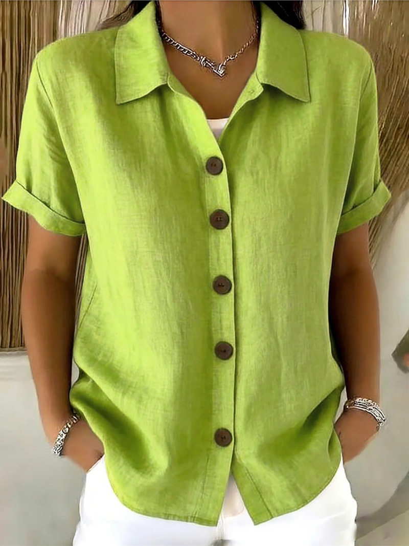 Ziara | Button Front Blouse