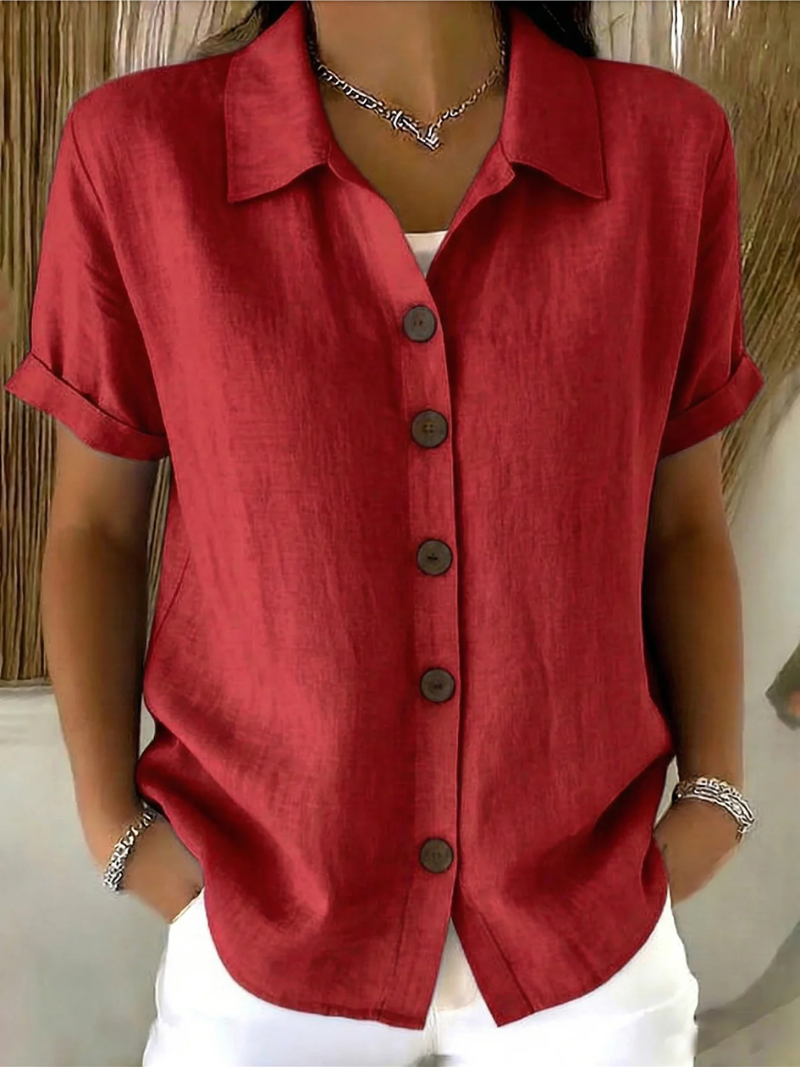 Ziara | Button Front Blouse