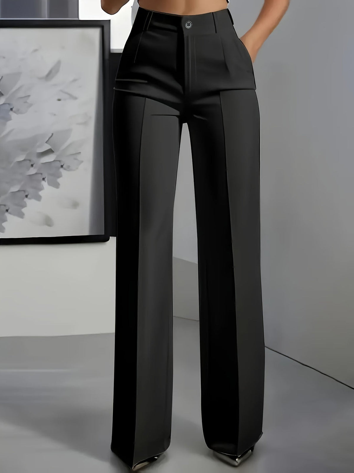 Adelynn | Effortless High Waist Stretch Pants