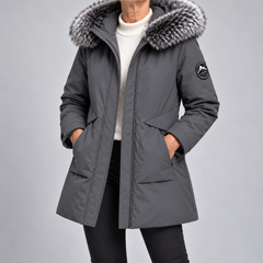 Fiona | Adjustable Hooded Parka Coat