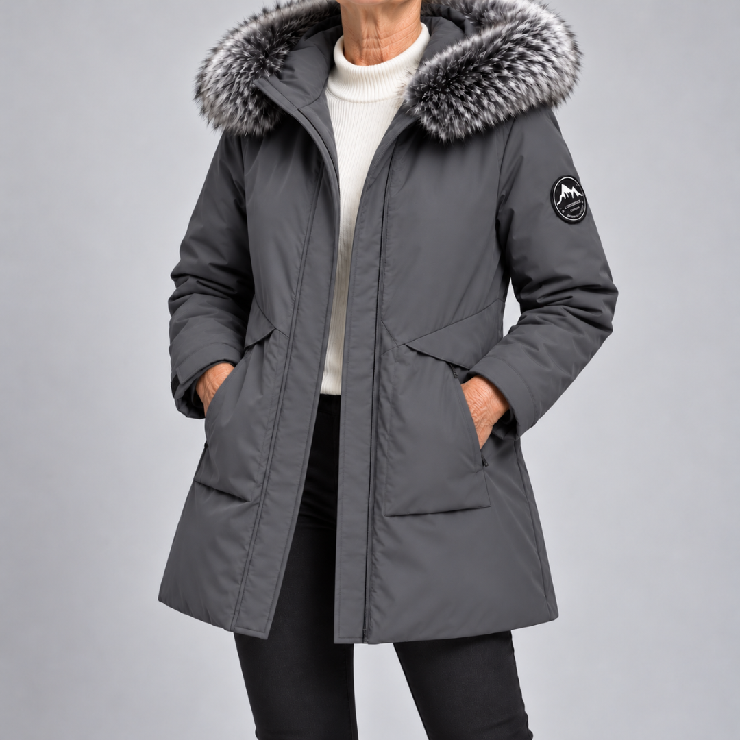 Fiona | Adjustable Hooded Parka Coat