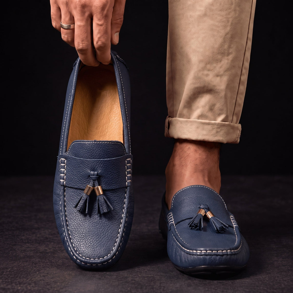 Wesley | Tassel Driving Loafers